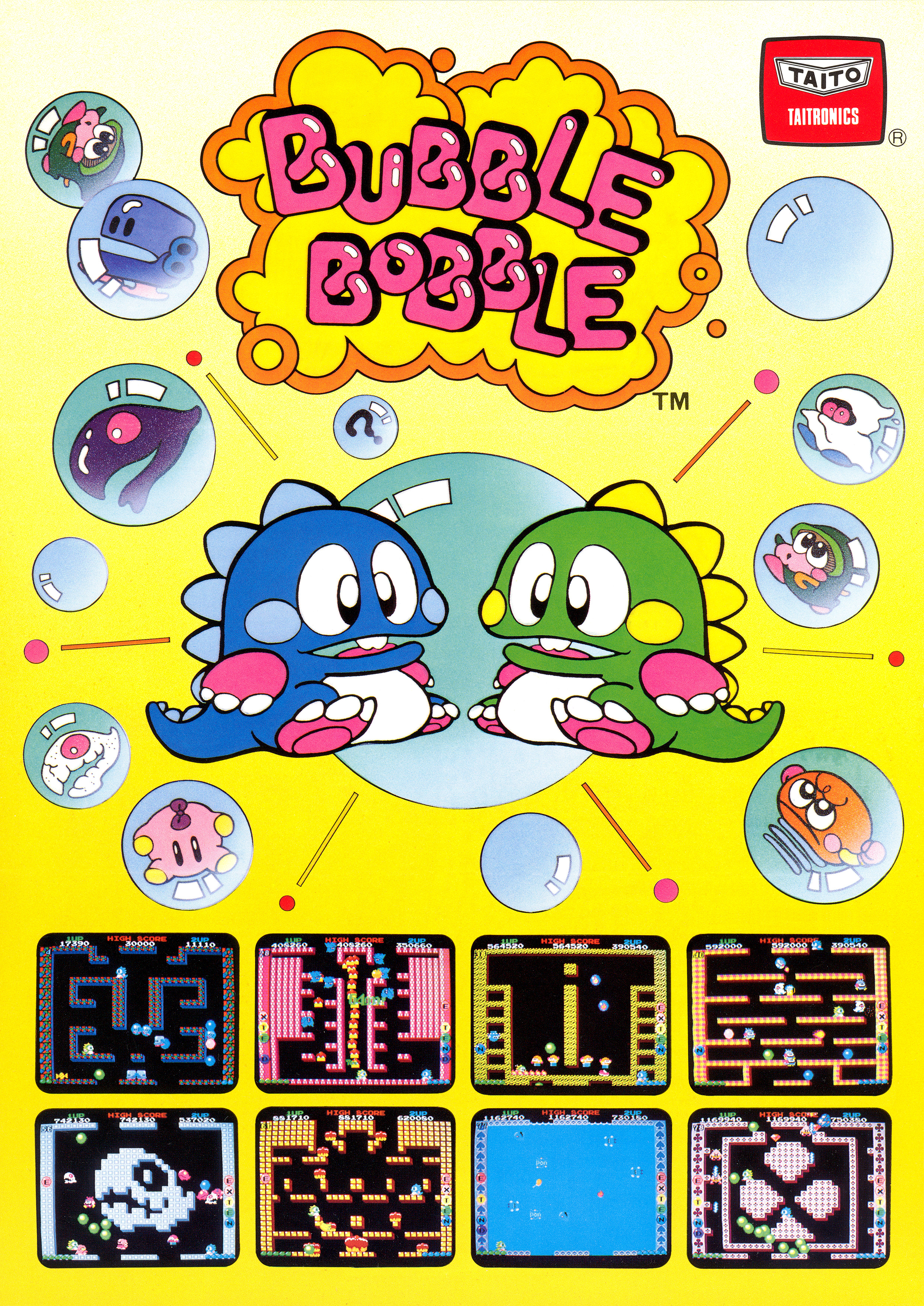 Bubble Bobble (Taito, 1988) - Bojogá